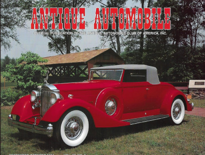ANTIQUE AUTOMOBILE 1994 SEPT - '34 PACKARD V-12 COUPLE/ROADSTER, '29 DUPONT 